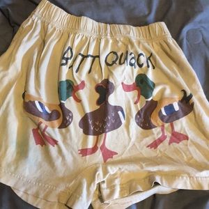 “Butt Quack” boxer/sleep shorts
